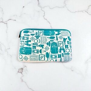 🎀 Benefit Makeup Bag | Pink Zipper Pouch | Travel Cosmetic Organizer